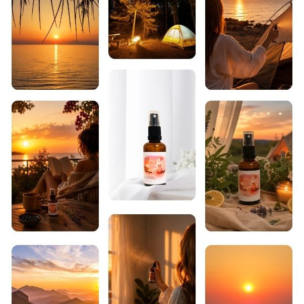 Summer Clay Room Mist Sunset Aura